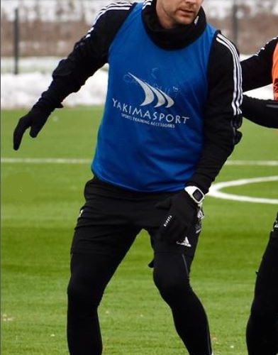 Znacznik piłkarski niebieski, oznacznik Junior