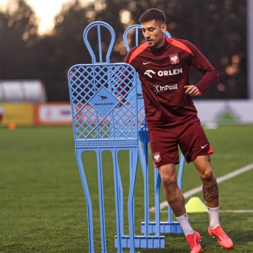 Mur piłkarski ELITE 180 cm Niebieski