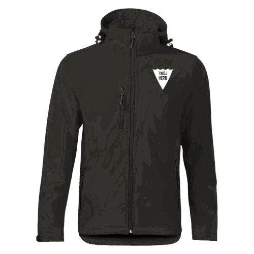Kurtka softshell + herb/logo w cenie