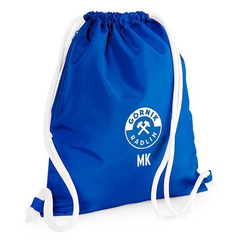 Worek sportowy z inicjałem